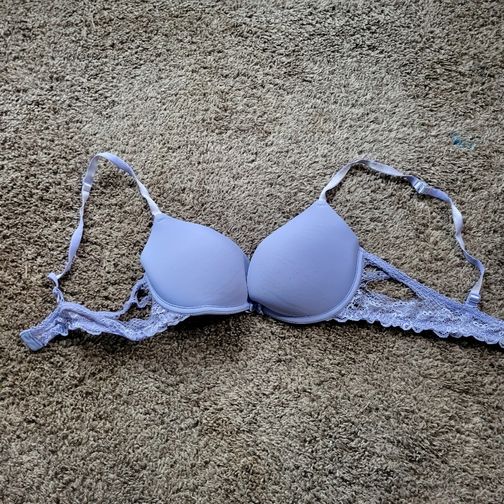 Aerie 34B Push Up Bra Purple